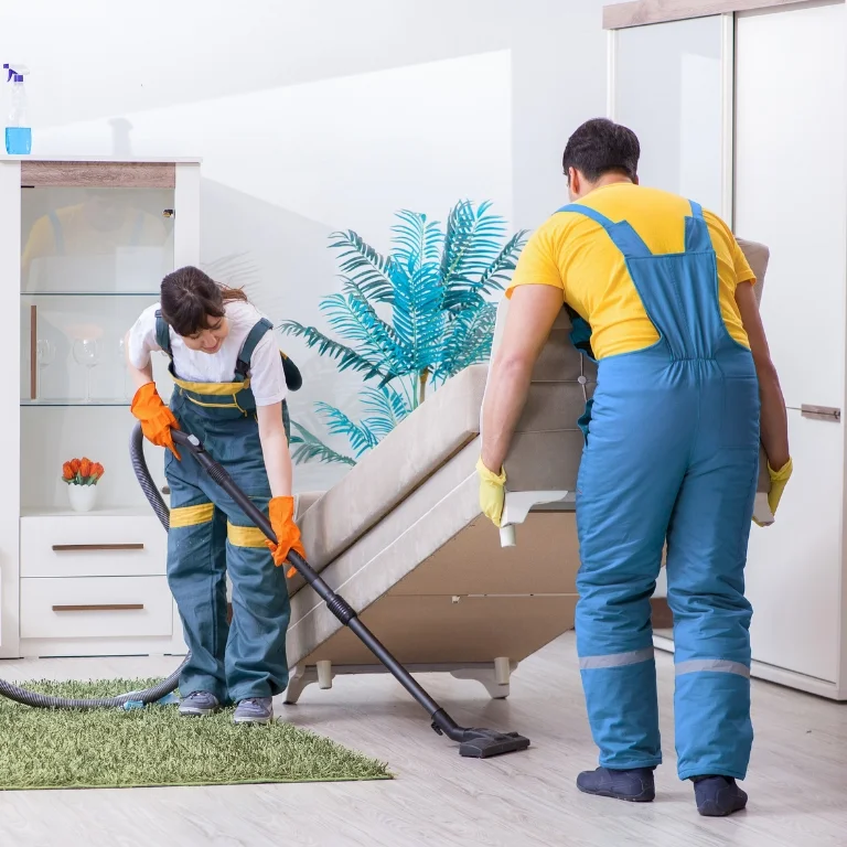 ICS operator carrying out mechanised floor cleaning at a retail mall